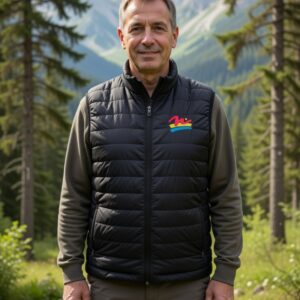 Doudoune sans manche matelassée